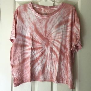 Girlfriend Collective Tie Dye Pink T-Shirt
